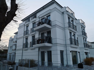 Seitenansicht Aparthotel Villa Lea