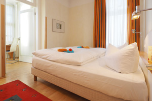 Schlafzimmer Villa Aurora Heringsdorf