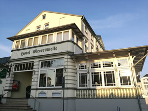 Hotel Restaurant Meereswelle Ahlbeck Eingang
