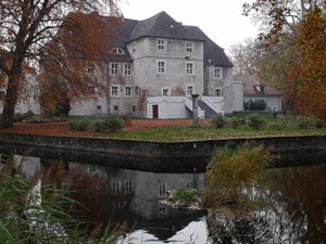Wasserschloss Hauptgebäude Rückseite