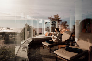 Ruheraum mit Meerblick