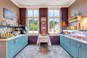 Frühstücksraum Seeschlösschen Ahlbeck