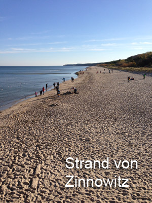 Strand von Zinnowitz auf Usedom